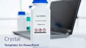  Presentation with lithium - Theme having lic2h5o-lithium-ethoxide-cas-2388 background and a lemonade colored foreground