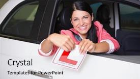  Presentation with england textile lab tearing - PPT theme featuring  background and a  colored foreground