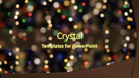  Presentation with illumination - Amazing slide set having licent - abstract holiday boke background illumination backdrop and a tawny brown colored foreground