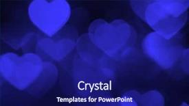  Presentation with blur bokeh of shop - Audience pleasing PPT layouts consisting of licent - dark blue heart bokeh background backdrop and a  colored foreground