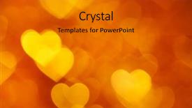  Presentation with black and gold holiday - Colorful PPT layouts enhanced with licent - golden heart bokeh background photo backdrop and a gray colored foreground