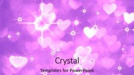  Presentation with bright - Slide set consisting of licent - heart background boke photo bright background and a lavender colored foreground