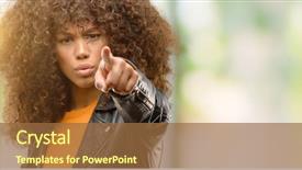  Presentation with african american presenter - Amazing slides having lider - african american woman wearing backdrop and a  colored foreground