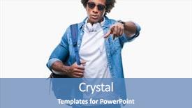  Presentation with american sign language asl - Audience pleasing slides consisting of lider - afro american man wearing headphones backdrop and a teal colored foreground