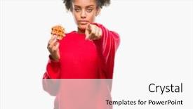  Presentation with american sign language asl - Audience pleasing slide deck consisting of liders blue - young beautiful afro american woman backdrop and a  colored foreground