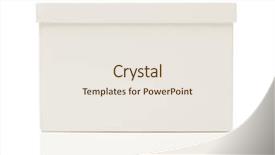  Presentation with lid - PPT theme with lids transportation - blank white box with lid background and a sky blue colored foreground