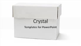  Presentation with hydrogen storage - Audience pleasing slides consisting of lids transportation - white cardboard storage box backdrop and a  colored foreground