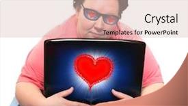  Presentation with internet addiction - Theme having life - virtual reality internet addiction background and a lemonade colored foreground