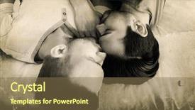  Presentation with good morning couple bed - Amazing PPT layouts having life animation - grey background against happy gay backdrop and a tawny brown colored foreground