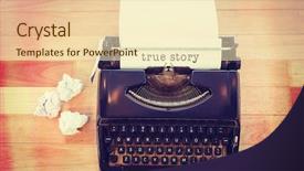  Presentation with life story - Presentation design enhanced with life animation - true story message background and a lemonade colored foreground