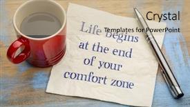  Presentation with zone - Slides enhanced with life begins at the end background and a soft green colored foreground