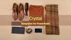  Presentation with accessories - Beautiful slides featuring life belt - set of clothes and various backdrop and a tawny brown colored foreground