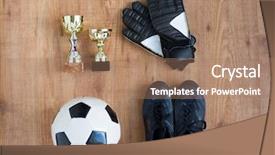  Presentation with achievement - PPT theme having life board game - sport achievement championship and success background and a coral colored foreground