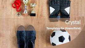  Presentation with achievement - Presentation theme with life board game - sport achievement championship and success background and a coral colored foreground