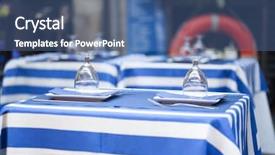  Presentation with retro 1920s english style gangster - Cool new presentation theme with life bouy - retro styled photo of glasses backdrop and a  colored foreground