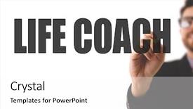  Presentation with coach - Slides enhanced with life coach background and a white colored foreground