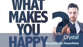  Presentation with life coaching - Slide deck having life coaching - business man pointing the text background and a ocean colored foreground