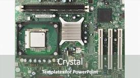  Presentation with mother board - Amazing theme having life complications - close-up of a mother board backdrop and a gray colored foreground