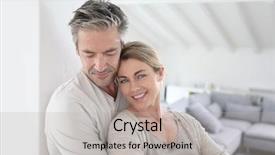  Presentation with relaxing - Colorful presentation design enhanced with life complications - portrait of mature couple relaxing backdrop and a  colored foreground