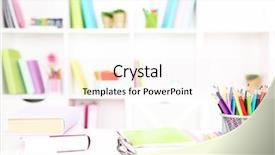  Presentation with classroom - Audience pleasing slides consisting of life example - workplace in classroom backdrop and a  colored foreground