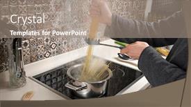  Presentation with hack - Slide deck with life-hack-how-to-measure background and a coral colored foreground