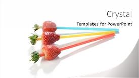  Presentation with hack - Colorful PPT theme enhanced with life-hack-insert-the-straw backdrop and a white colored foreground