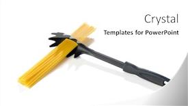  Presentation with hack - Slide deck featuring life-hack-measuring-one-serving background and a white colored foreground