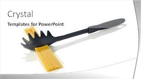  Presentation with hack - PPT layouts having life-hack-measuring-one-serving background and a white colored foreground