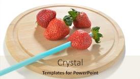  Presentation with hack - Beautiful presentation theme featuring life-hack-remove-stems backdrop and a coral colored foreground