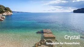  Presentation with 1930s - PPT theme with life here in the 1930s background and a gray colored foreground