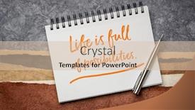  Presentation with possibilities - PPT theme enhanced with life-is-full-of-possibilities background and a lemonade colored foreground