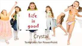  Presentation with good life - Presentation consisting of life is good - see similar background and a cream colored foreground