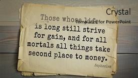  Presentation with top 150 - Cool new slides with life is long still strive backdrop and a coral colored foreground