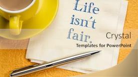  Presentation with bitter - PPT theme having not fair - a bitter wisdom background and a lemonade colored foreground