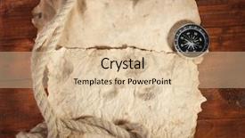  Presentation with old paper - Amazing presentation theme having life journey blank - old paper compass and rope backdrop and a  colored foreground