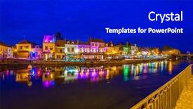  Presentation with paris france - PPT theme having life memorial - amiens paris france at night background and a black colored foreground