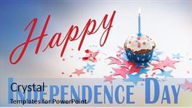  Presentation with independence day - PPT layouts with life memorial - independence day celebration patriotism background and a light blue colored foreground