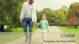  Presentation with adoption - Colorful PPT theme enhanced with life path - family parenthood fatherhood adoption backdrop and a soft green colored foreground