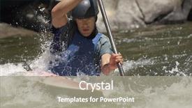  Presentation with blur bokeh of shop - Presentation theme having life raft - motion blur shot background and a gray colored foreground