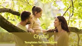  Presentation with adoption - Colorful PPT theme enhanced with life style - family parenthood adoption and people backdrop and a tawny brown colored foreground