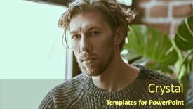  Presentation with old style - PPT theme with life-style-a-handsome-forty background and a tawny brown colored foreground