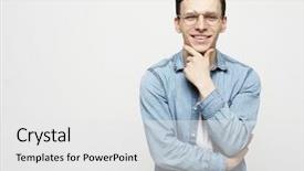  Presentation with life insurance concept leaflets - PPT theme with life style and people concept background and a white colored foreground