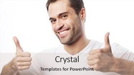  Presentation with life insurance concept leaflets - Slide set featuring life style and people concept background and a soft green colored foreground