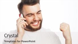  Presentation with good life - Presentation theme enhanced with life style tehnology and people background and a lemonade colored foreground