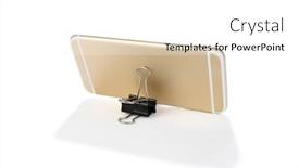  Presentation with binder - Beautiful presentation design featuring lifehack-binder-clip backdrop and a white colored foreground