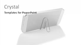  Presentation with binder - Presentation design featuring lifehack-binder-clip background and a white colored foreground