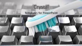  Presentation with dirt dirt texture dirty - Slide set with lifehack-cleaning-dirty-keyboard background and a light gray colored foreground