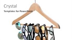  Presentation with low hanging fruit - PPT theme consisting of lifehack-organize-your-sunglasses background and a white colored foreground