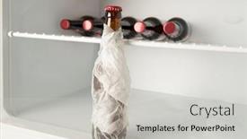  Presentation with beverage - Slides having lifehacks-chill-a-beverage-quickly background and a light gray colored foreground