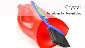  Presentation with plastic bottle - Audience pleasing slide deck consisting of lifehacks-plastic-detergent-bottle backdrop and a sky blue colored foreground